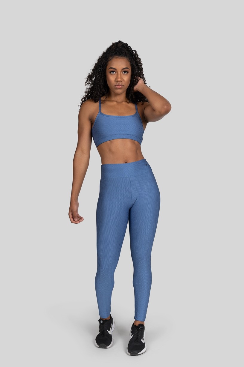 Calça Legging Básica Ziggy (Azul)  Ref K3187-B