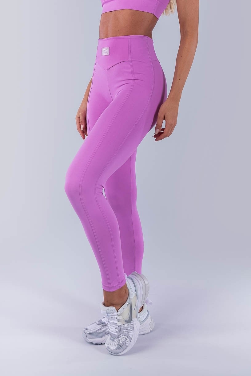 Calça Legging com Cós em V e Recortes (Aurora) | Ref: K4200-F