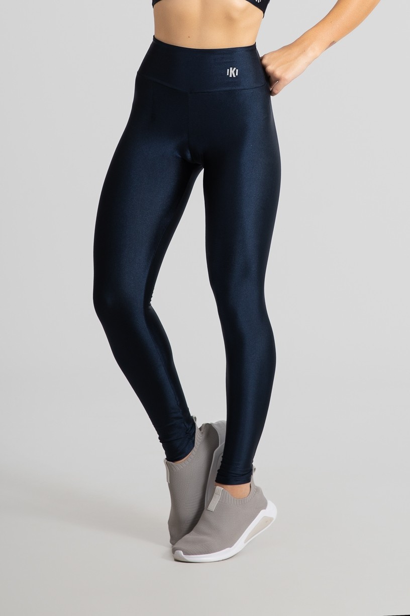 Calça Legging com Cós Triangular (Azul Marinho) | Ref: GO530-B