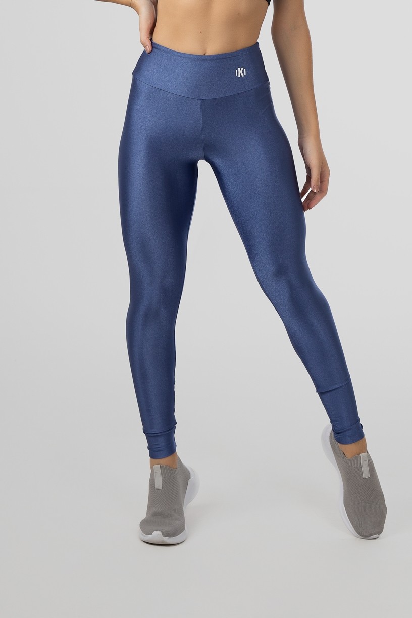 Calça Legging com Cós Triangular (Azul) | Ref: GO530-E