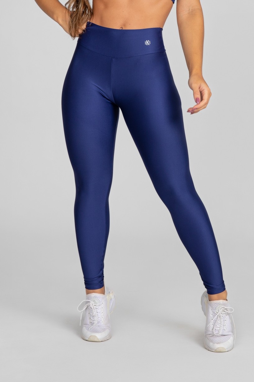 Calça Legging com Franzido Bumbum Up (Azul Marinho) | Ref: K2879-D