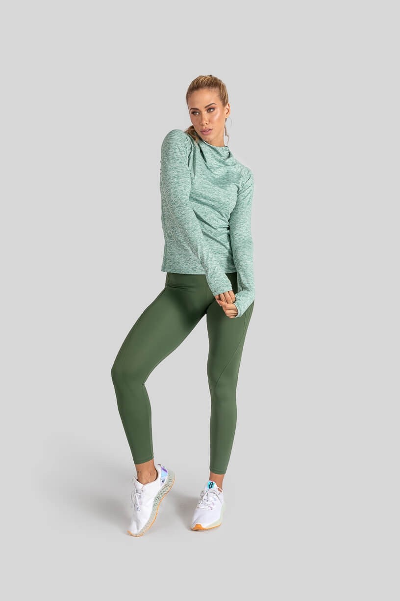 Calça Legging com Passador (Verde Militar) | Ref: K3109-B