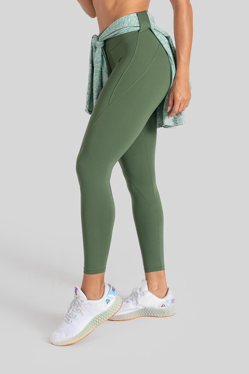 Calça Legging com Passador (Verde Militar) | Ref: K3109-B