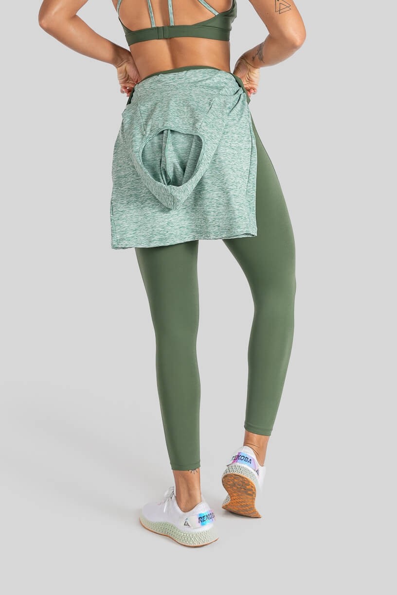 Calça Legging com Passador (Verde Militar) | Ref: K3109-B