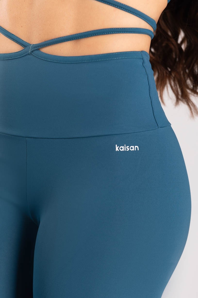 K4052-C_Calca_Legging_com_Tira_na_Cintura_Azul_Petroleo__Ref:_K4052-C