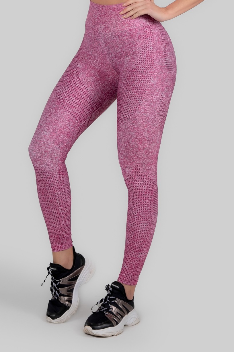 Calça Legging Estampa Digital Cós Duplo (Cabernet) | Ref: K3007-A