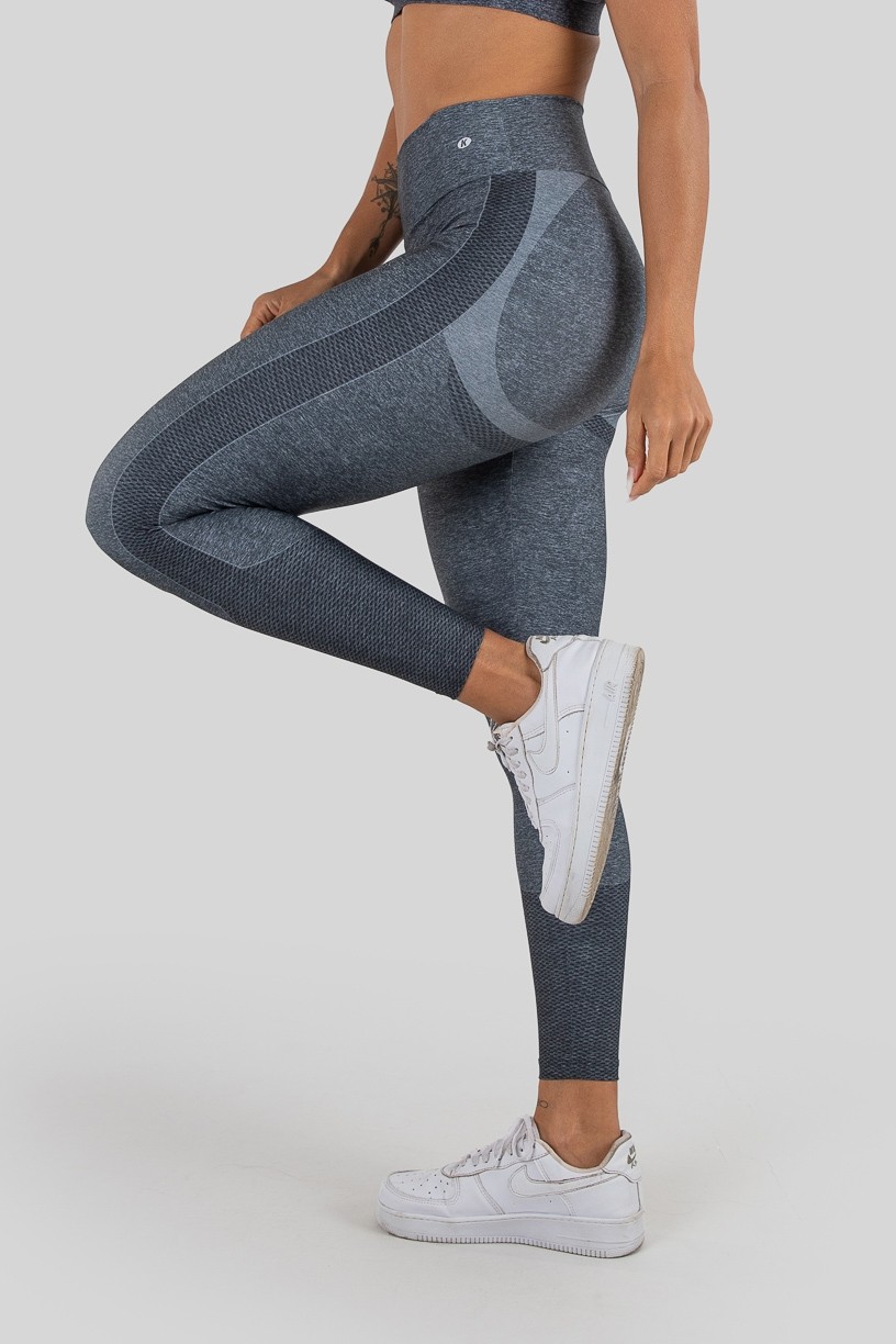 Calça Legging Estampa Digital com Cós Duplo (Blend)  Ref K3247-A