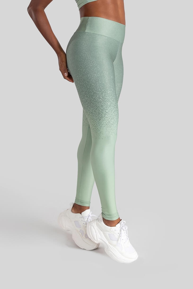 Calça Legging Estampa Digital com Cós Duplo (Deep Green) | Ref: K3124-A