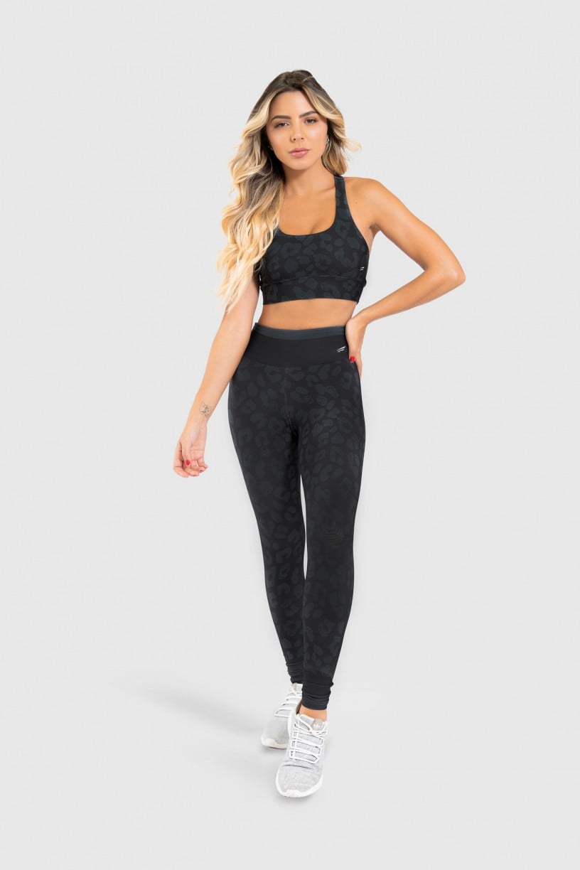 Calça Legging Fitness Estampa Digital Animal Tail | Ref: GO210