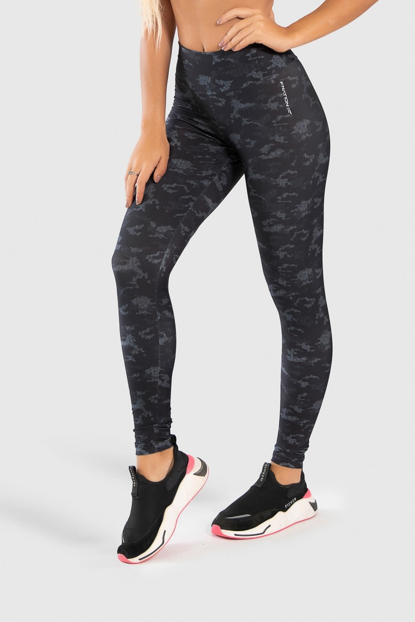 Calça Legging Fitness Estampa Digital Camouflaged Black | Ref: GO189-A 