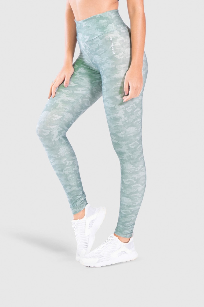 Calça Legging Fitness Estampa Digital Camouflaged Green | Ref: GO189-B