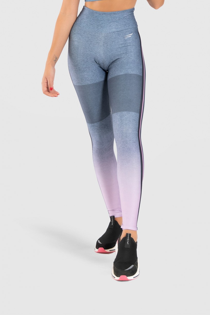 Calça Legging Fitness Estampa Digital Crossing Colors | Ref: GO178