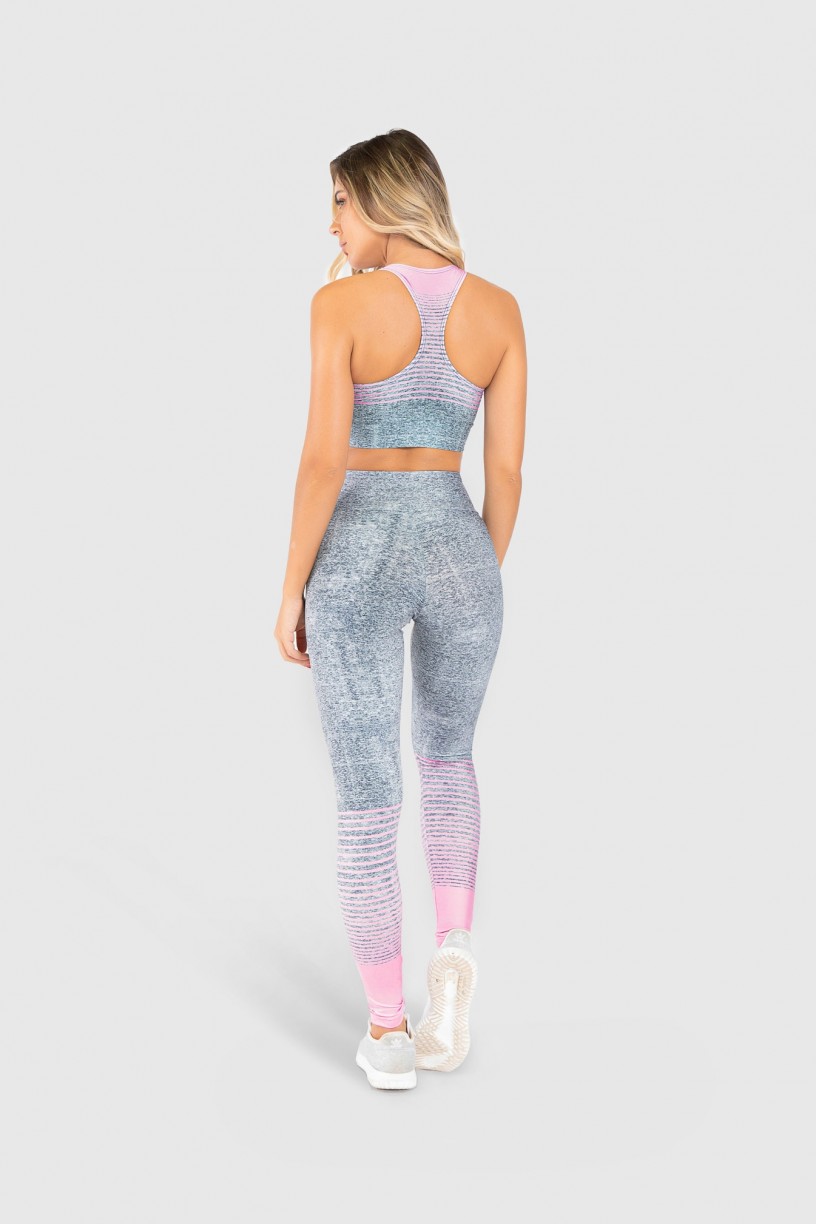 Calça Legging Fitness Estampa Digital Delicate Horizon | Ref: GO207 