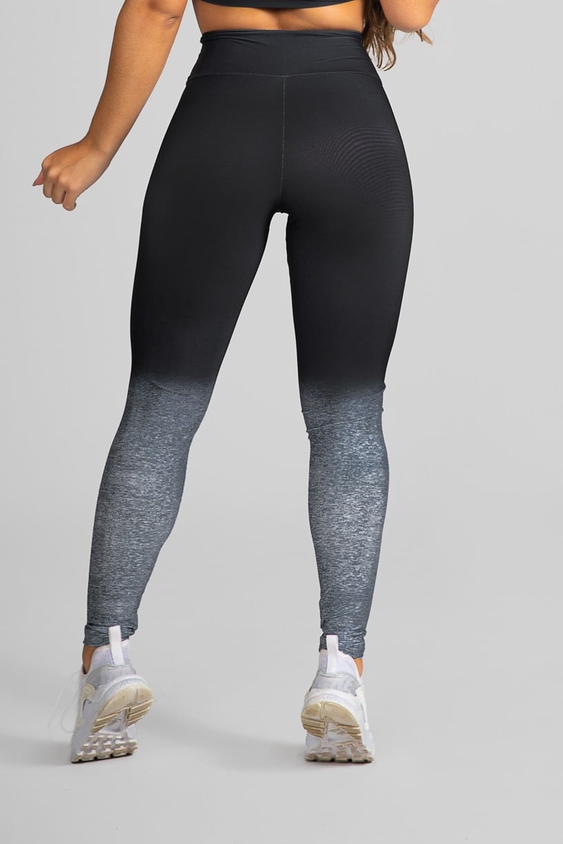 Calça Legging Fitness Estampa Digital Gray Gradient | Ref: GO190