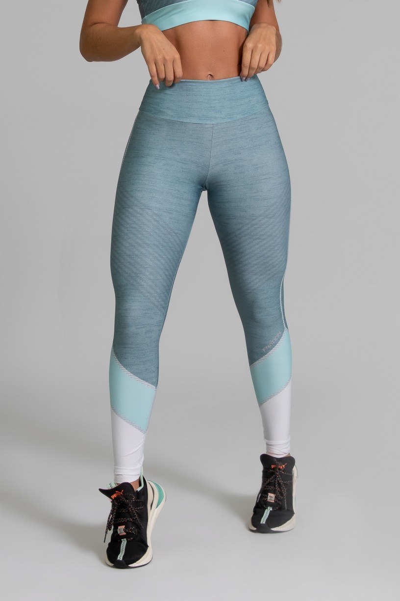 Calça Legging Fitness Estampa Digital Green Expose | Ref: GO339