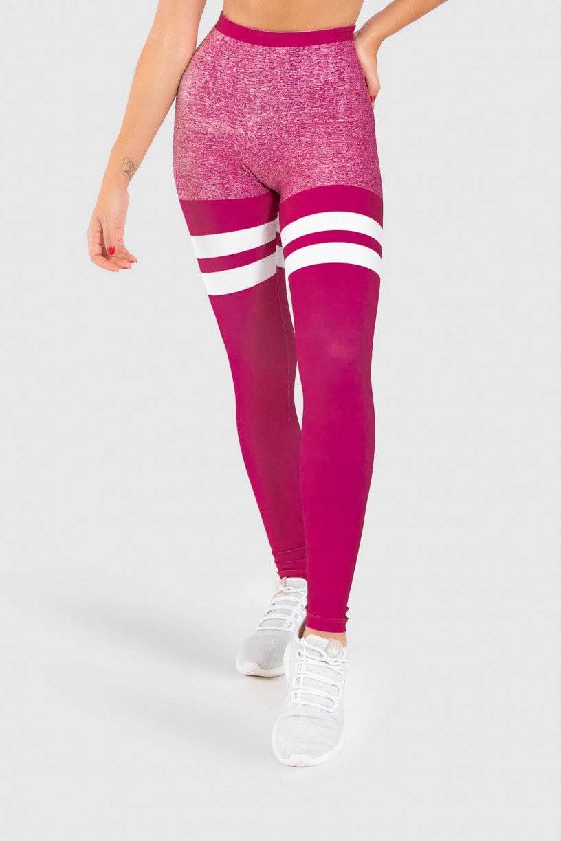 Calça Legging Fitness Estampa Digital Just Wine | Ref: GO407