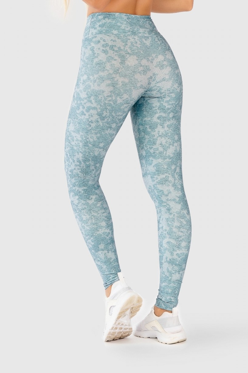Calça Legging Fitness Estampa Digital Lace Texture | Ref: GO287 