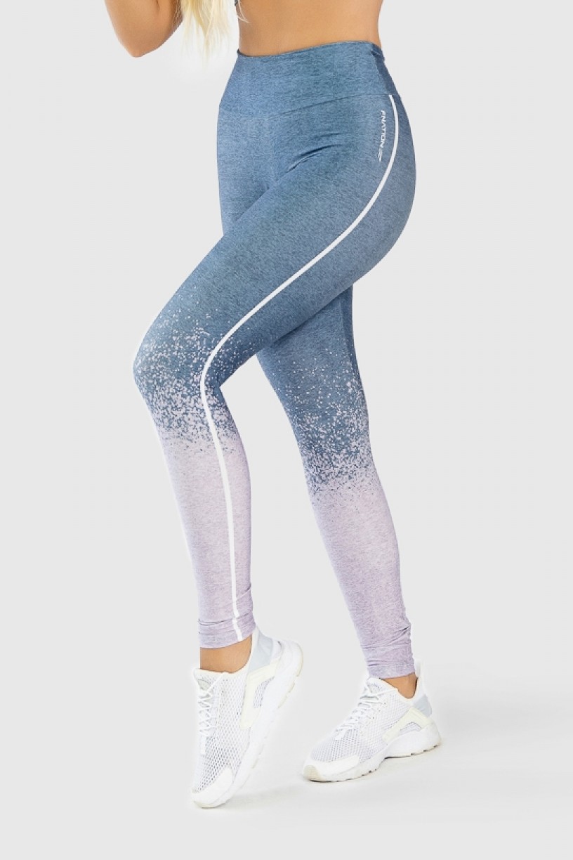 Calça Legging Fitness Estampa Digital Old Purple | Ref: GO283