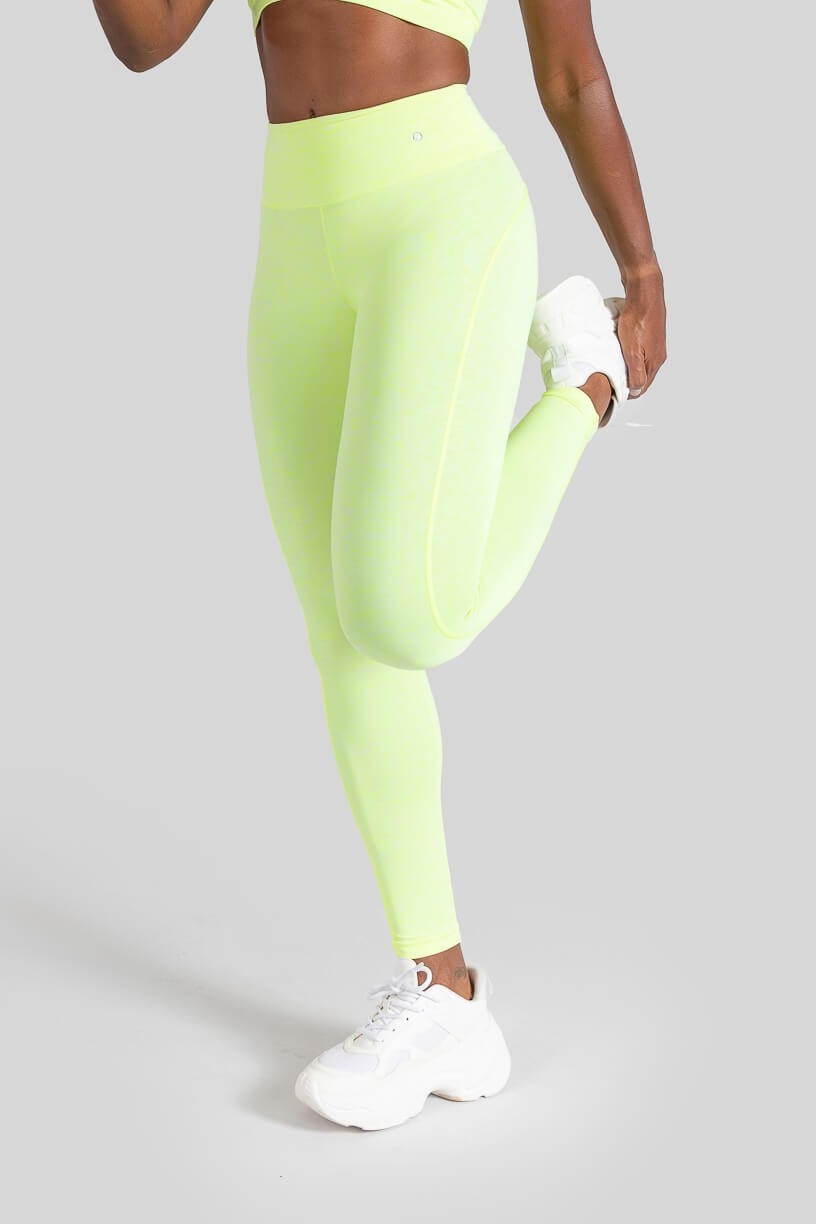 Calça Legging Mesclado (Amarelo) | Ref: K3096-G