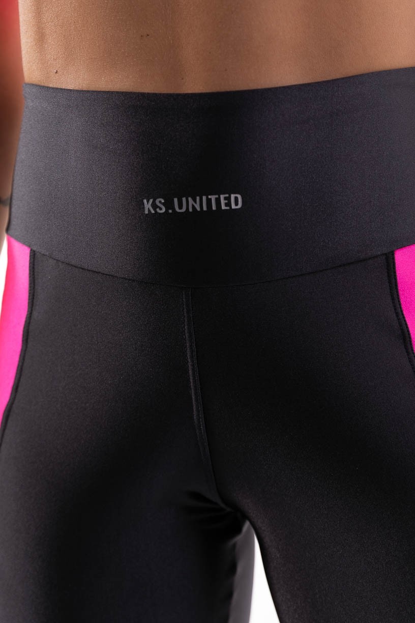 K3569-A_Calca_Legging_Tricolor_Preto__Rosa__Cinza__Ref:_K3569-A