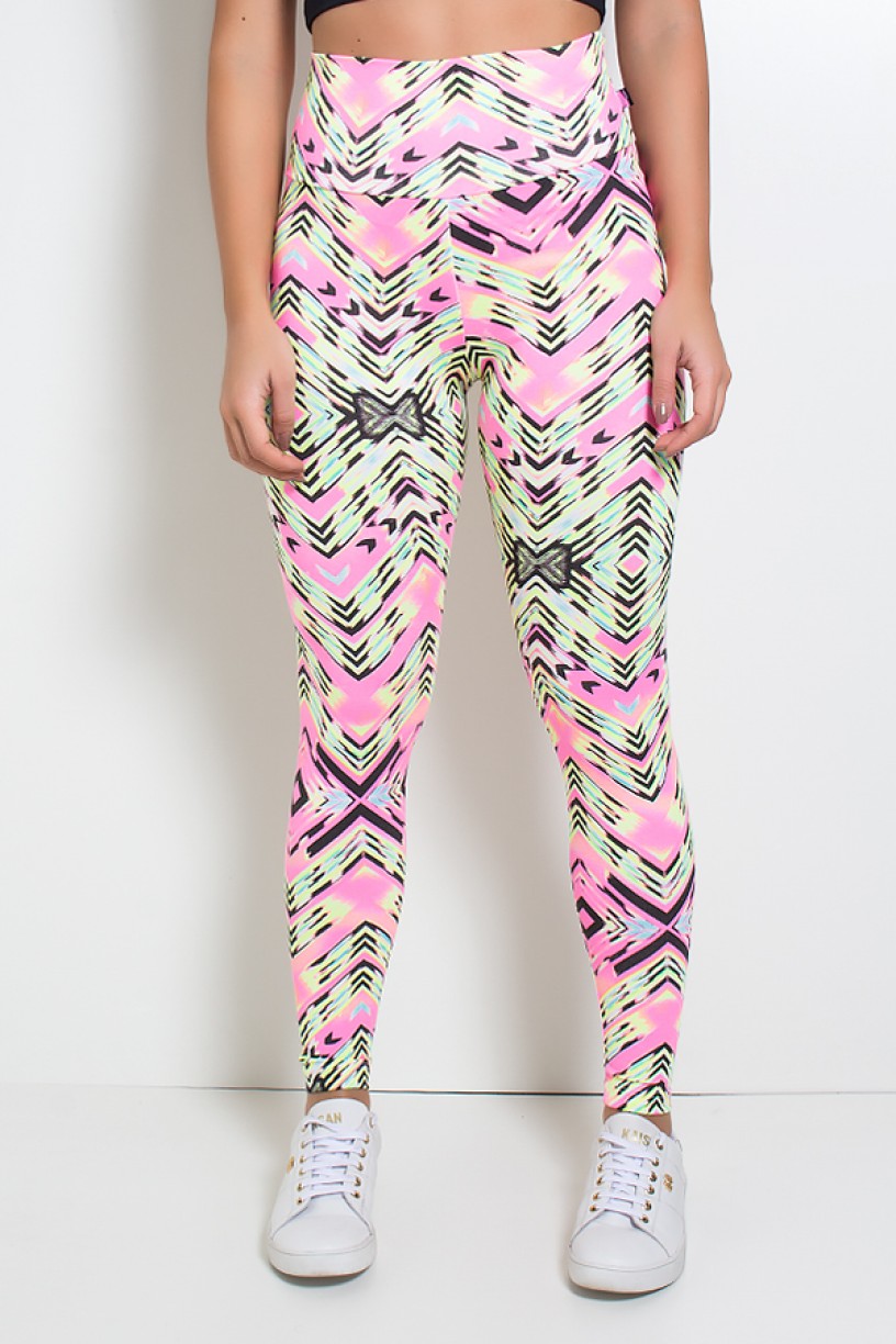 Legging Estampada (Losango Colorido 2) | Ref: KS-F27-028