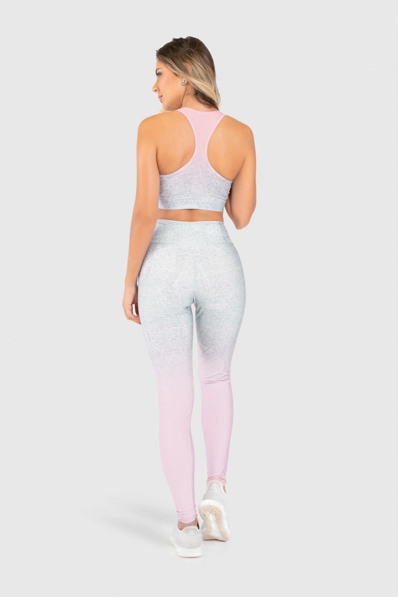 Calça Legging Fitness Estampa Digital Pinking Mix | Ref: GO195