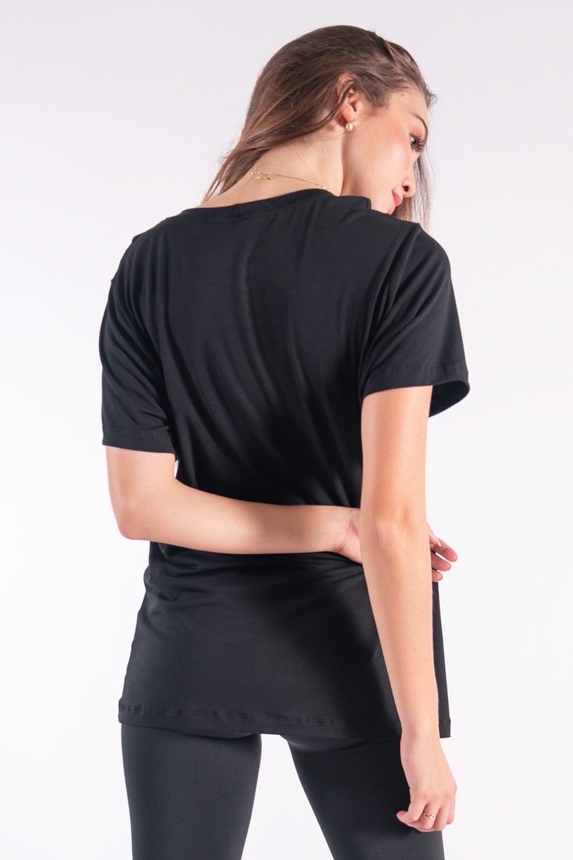 Camisetão com Silk Dream Big (Preto) | Ref: K2847-A