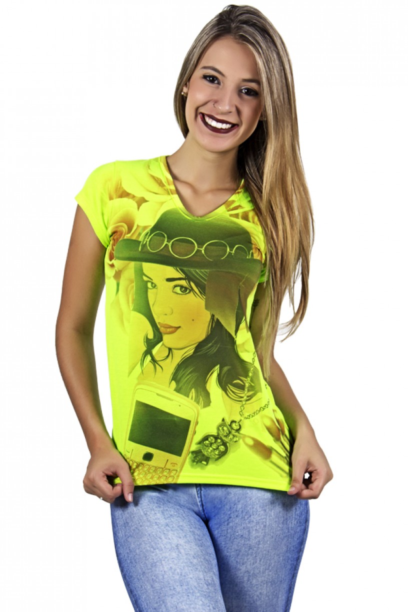 Camiseta Flúor Sublimada A601