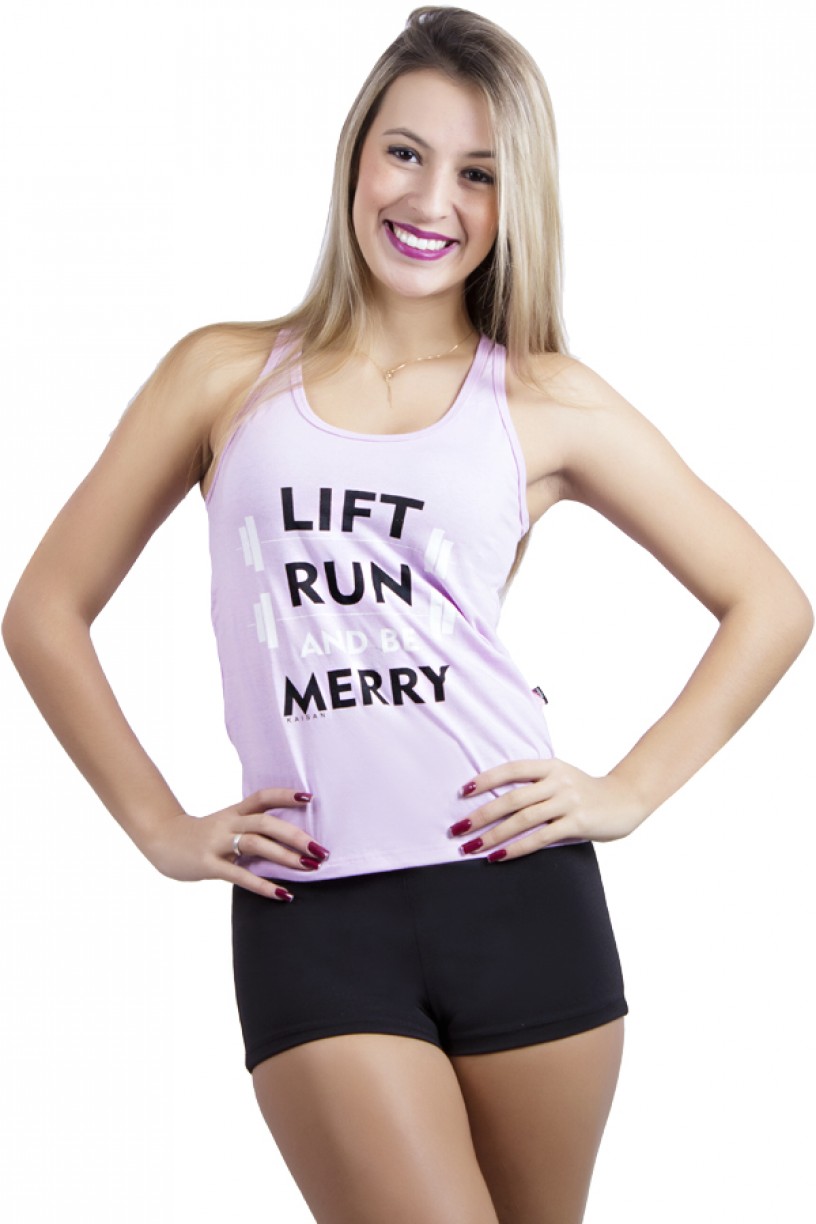 Camiseta de Malha Nadador (Lift run and be merry) | Ref: KS-F316