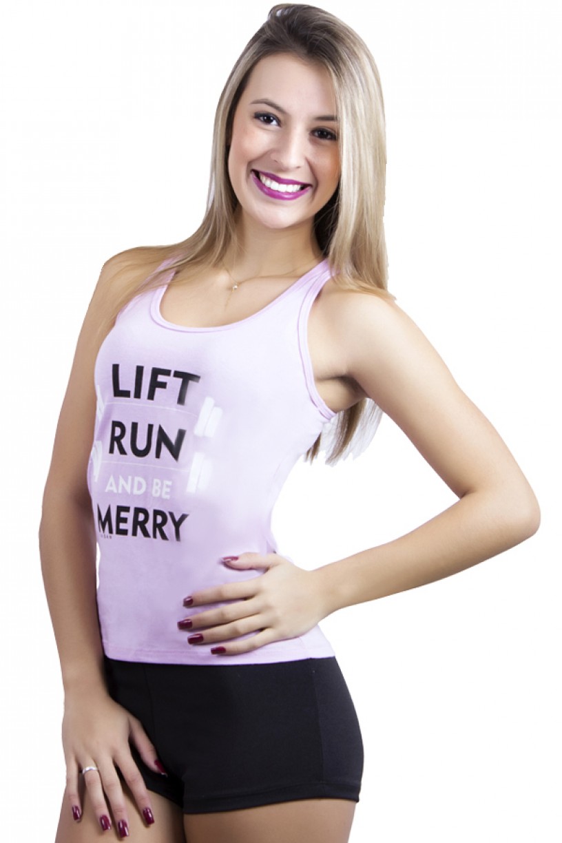 Camiseta de Malha Nadador (Lift run and be merry) | Ref: KS-F316