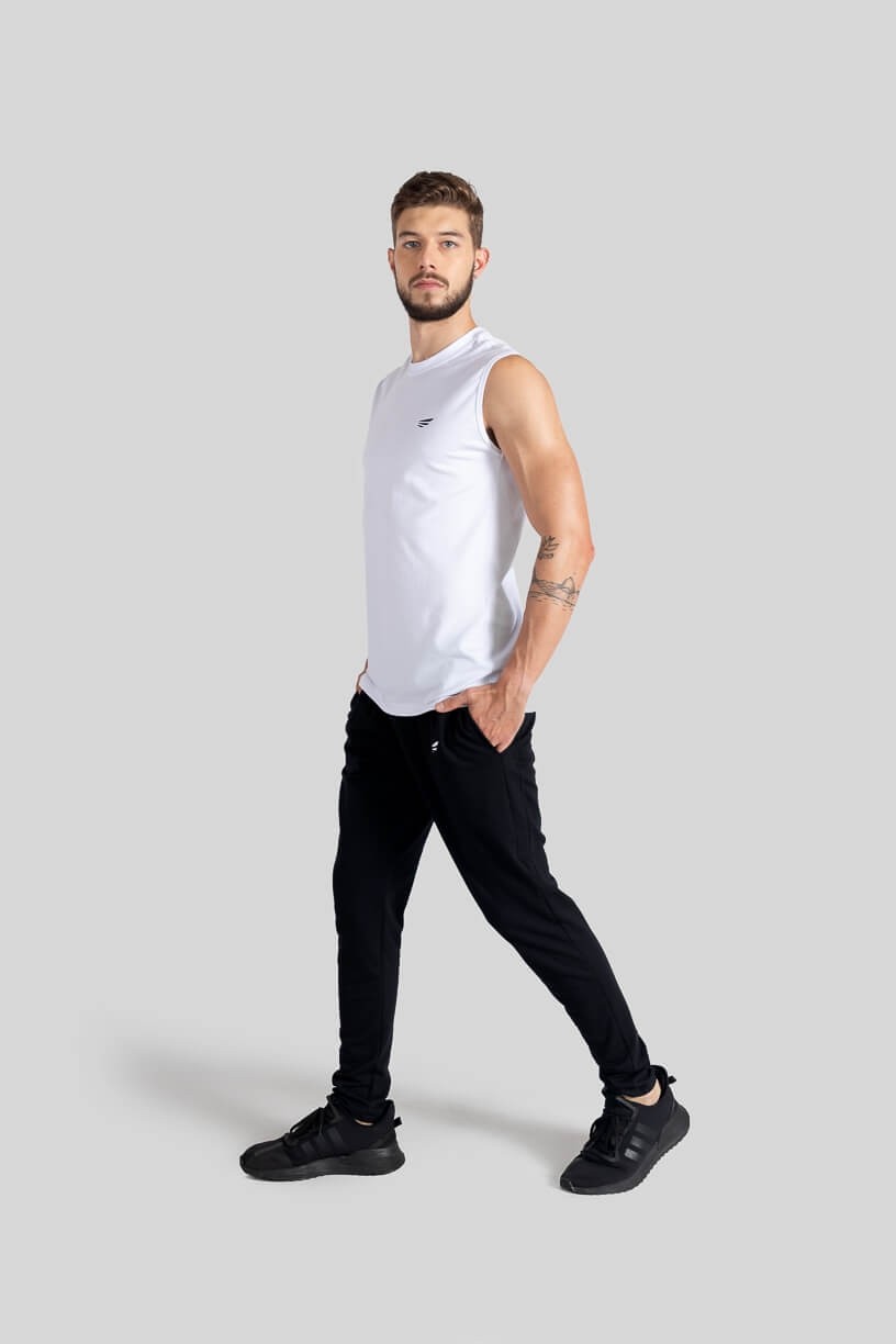 Camiseta Regata Masculina (Branco) | Ref: K3117-B