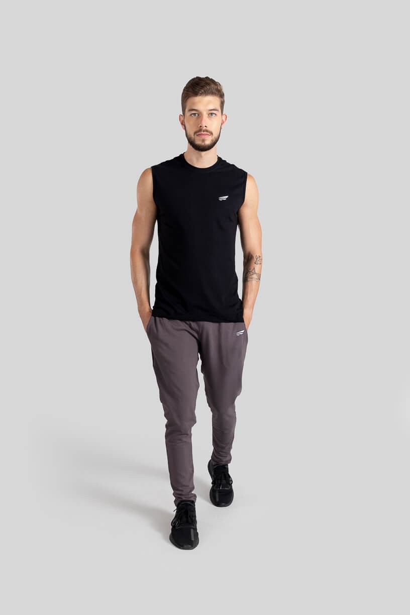 Camiseta Regata Masculina (Preto) | Ref: K3117-A