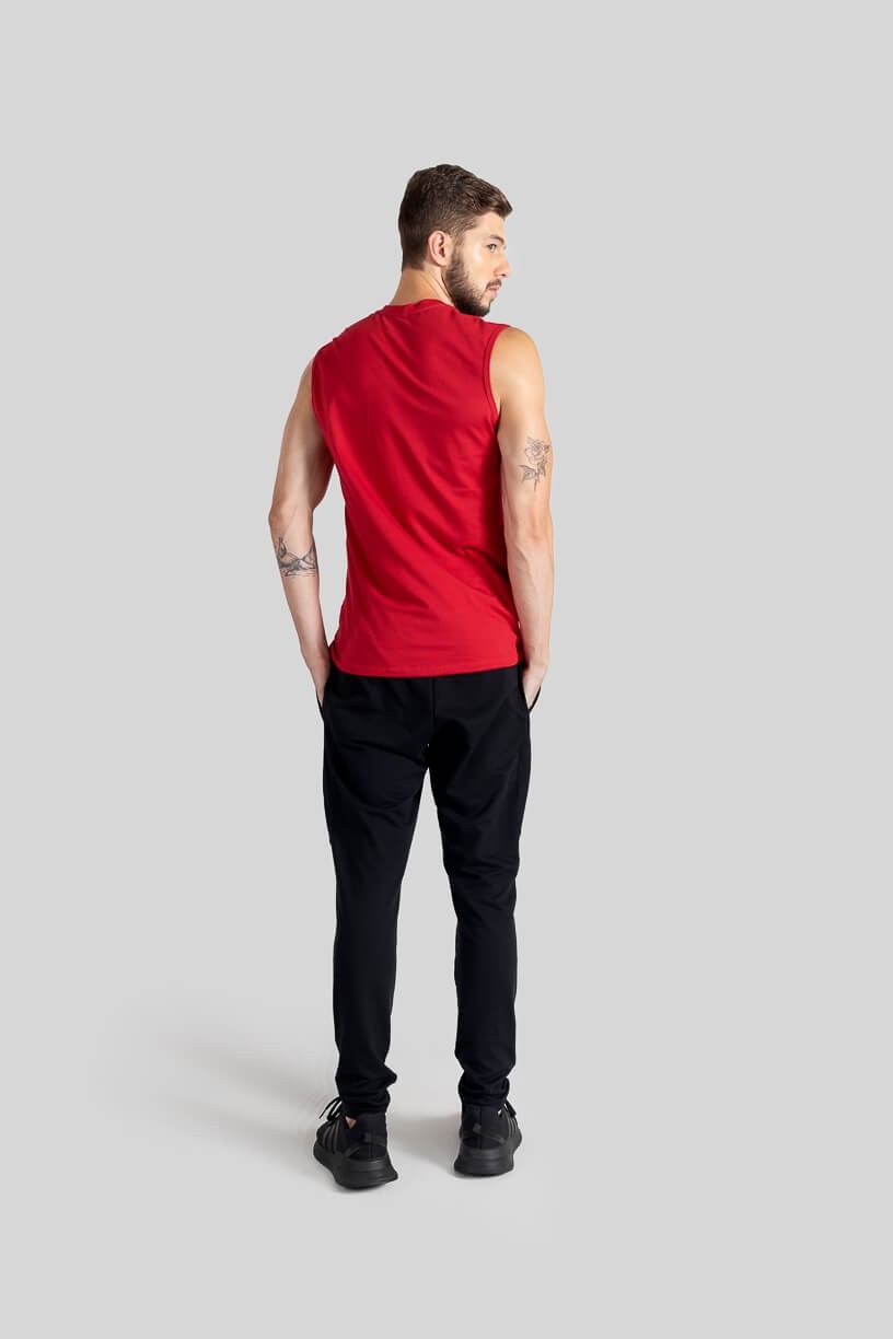 Camiseta Regata Masculina (Vermelho) | Ref: K3117-D