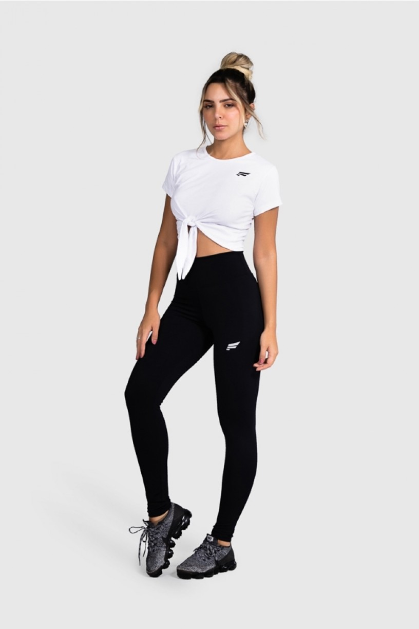 Cropped Fitness com Nó (Branco) | Ref: GO14-B