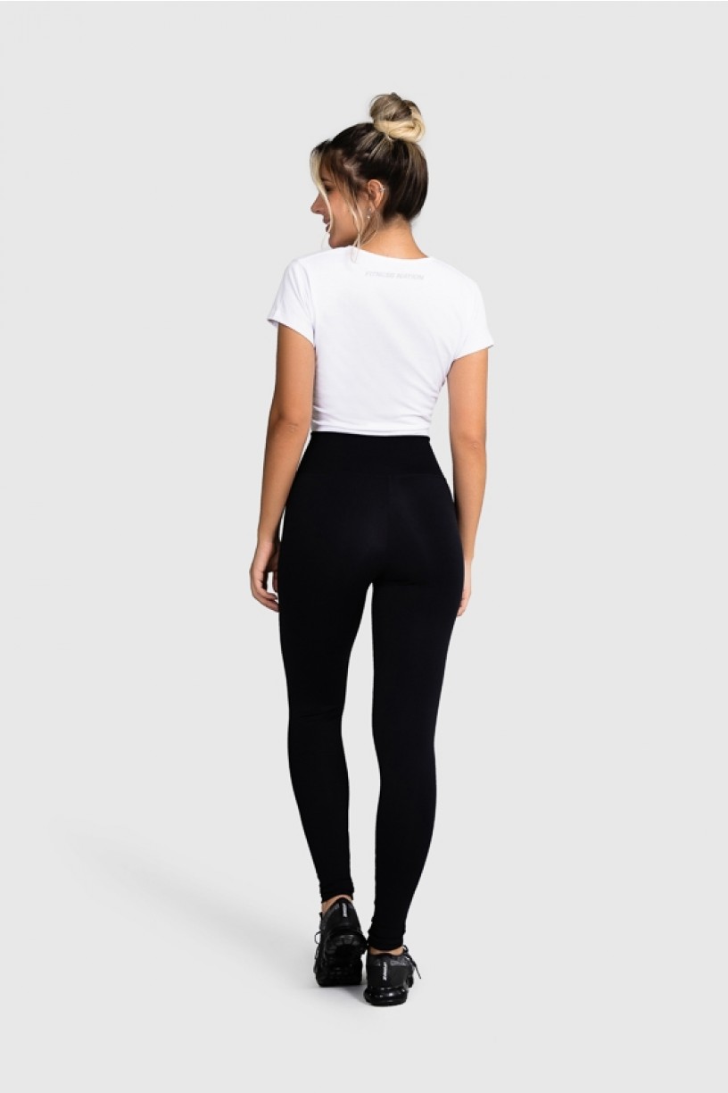 Cropped Fitness com Nó (Branco) | Ref: GO14-B