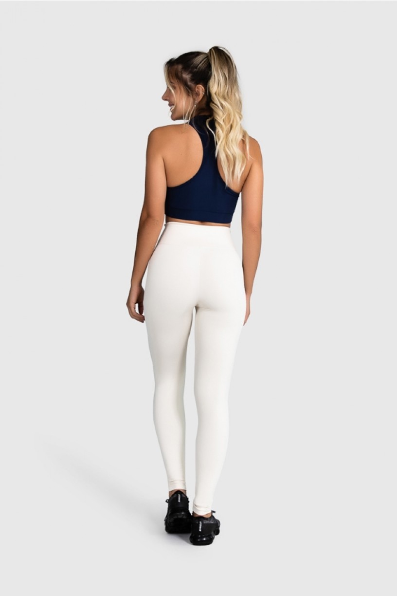 Cropped Fitness Gola Alta (Azul Marinho) | Ref: GO8-H