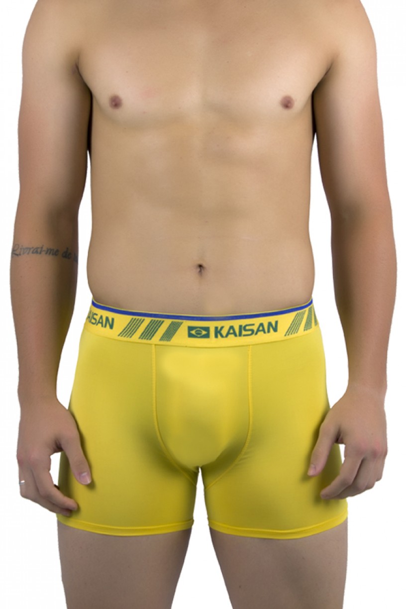 Cueca Boxer de Microfibra Brasil