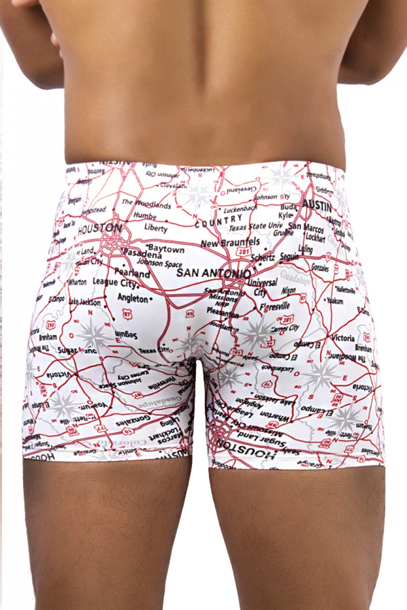 Cueca Boxer 4 Agulhas Estampado 484