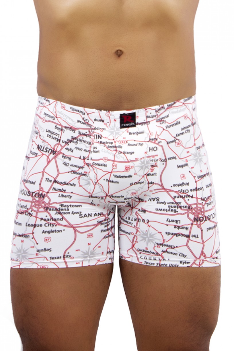 Cueca Boxer 4 Agulhas Estampado 484