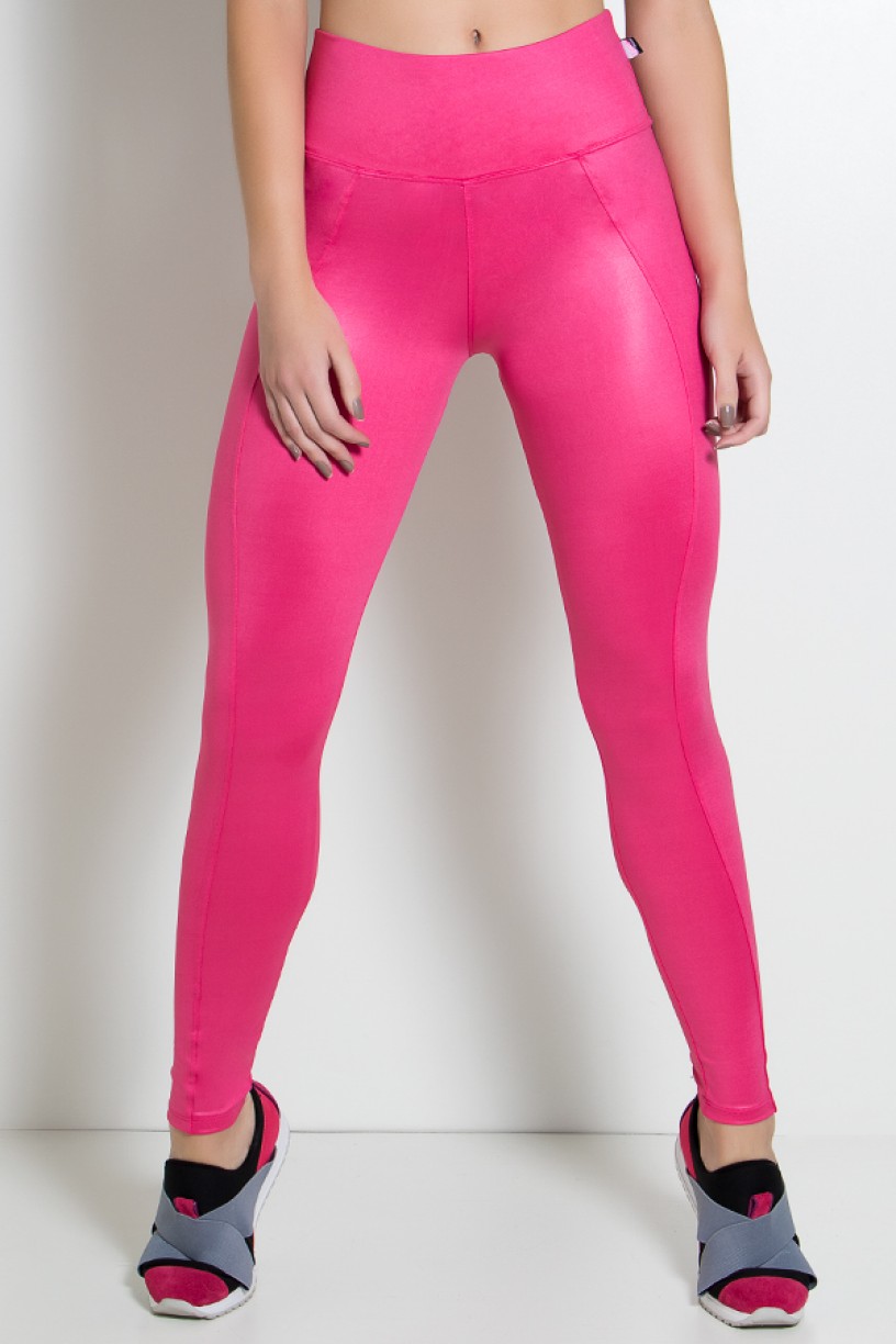 calça legging pink