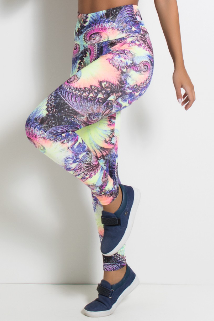 Legging Estampada Espiral Colorido | Ref: KS-F27-071