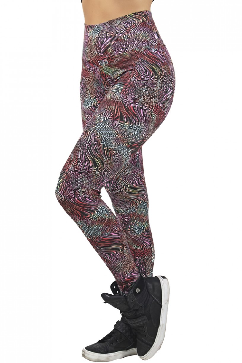 Legging Estampada Ondulado Colorido | Ref: CA479