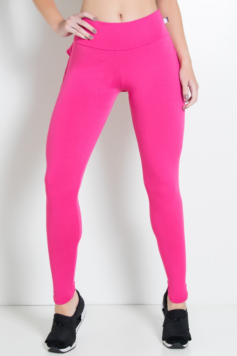 Calça com Babado (Rosa Pink) | Ref: KS-F313-005