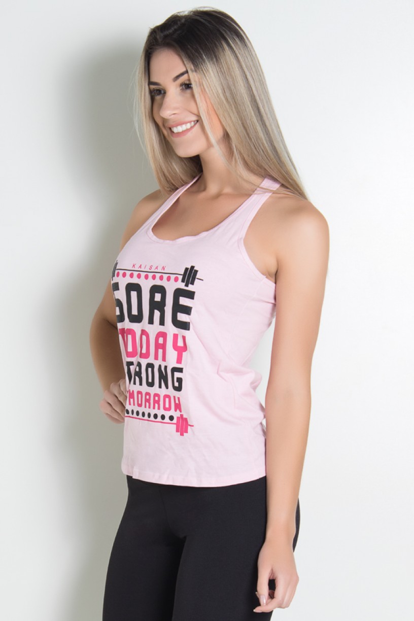 Camiseta de Malha Nadador (Sore today strong tomorrow) | KS-F319