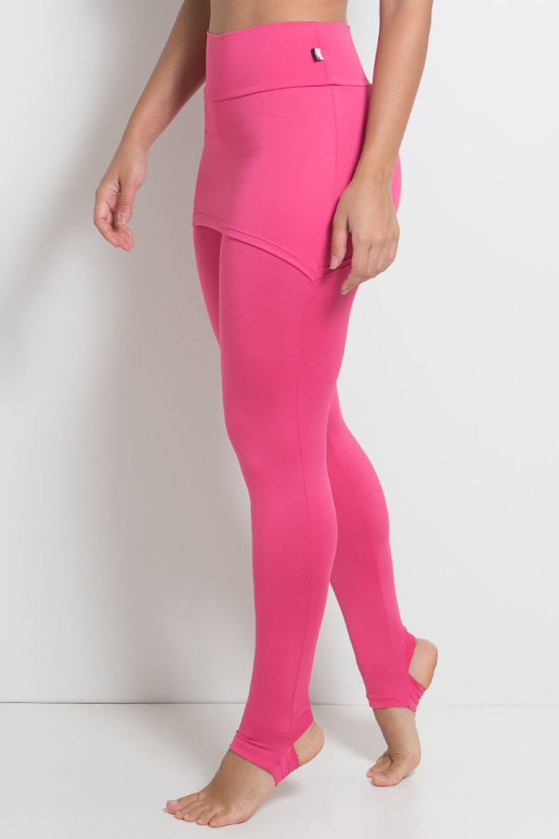 Legging com Tapa Bumbum e Pezinho (Rosa Pink) | Ref: KS-F35-004 