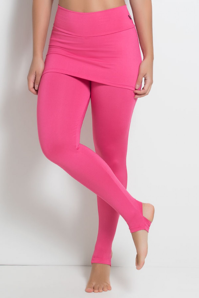 Legging com Tapa Bumbum e Pezinho (Rosa Pink) | Ref: KS-F35-004 