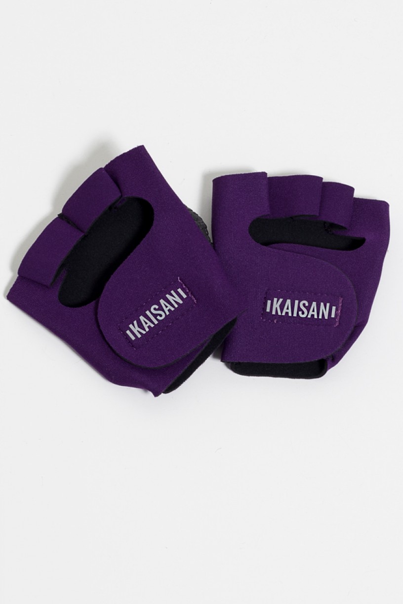 Luva para Academia Unissex (Roxo) | Neoprene | Logo Refletiva Kaisan | (O Par) | Ref: KS-F48-004