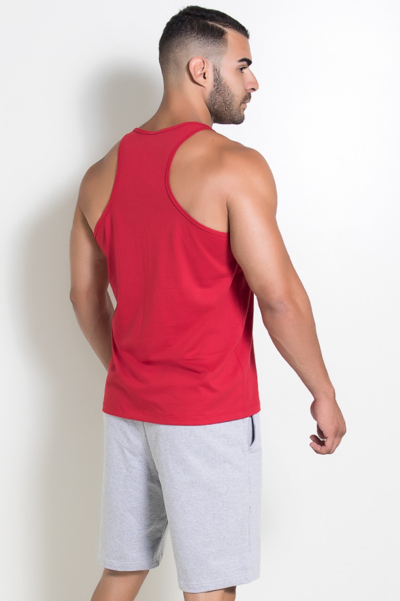 Camiseta Regata (Just Lift It) (Vermelho) | Ref: KS-F522-003