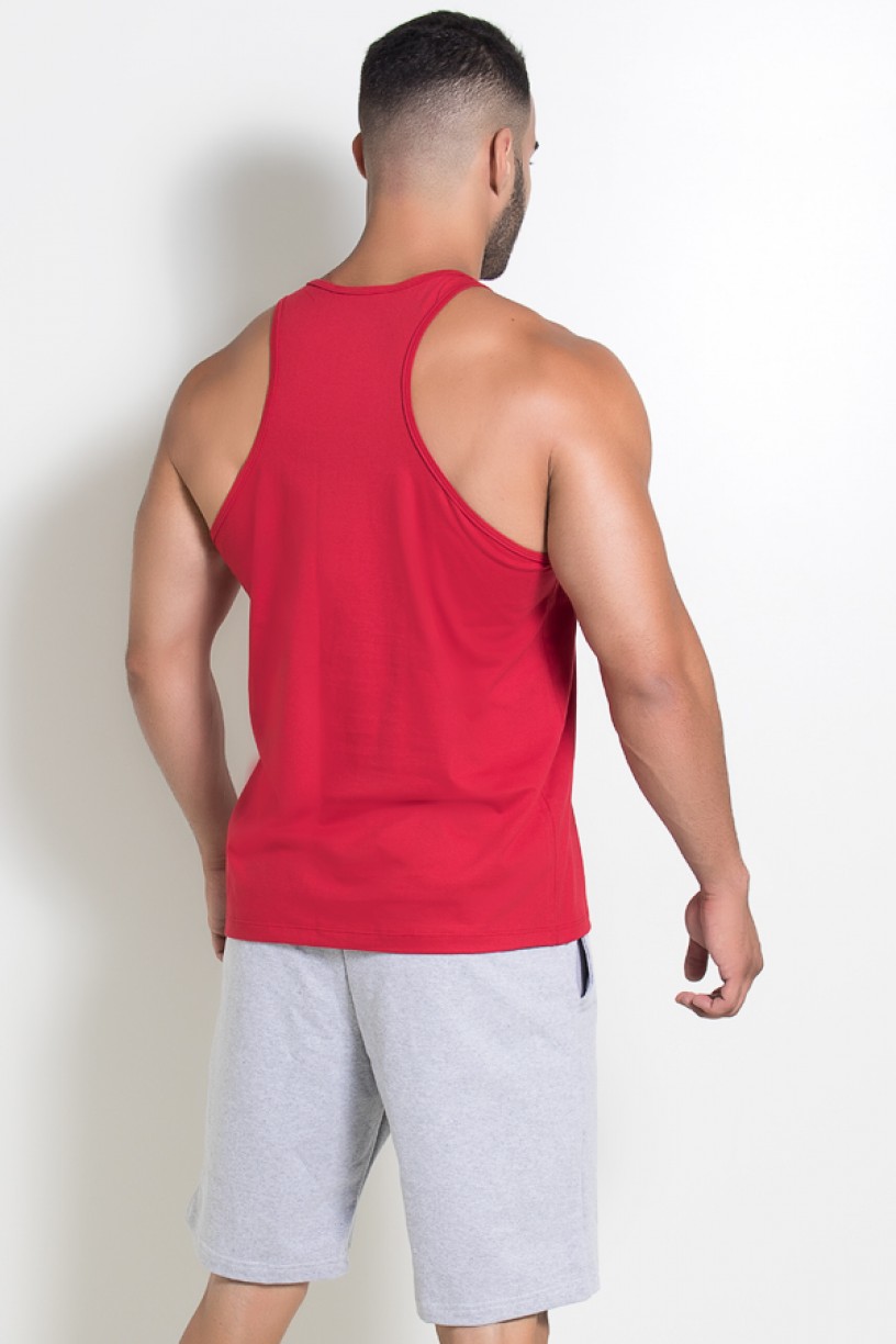 Camiseta Regata (No Frango) (Vermelho) | Ref: KS-F525-003