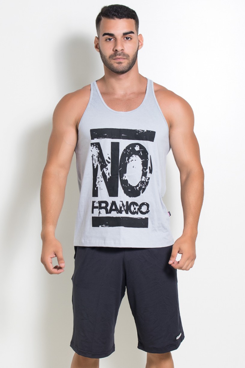Camiseta Regata (No Frango) (Cinza) | Ref: KS-F525-004